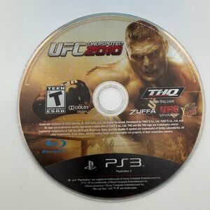 HQ UFC Undisputed 2010 for PS3 - Black Disc